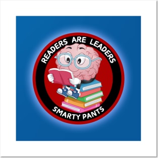 Funny Educational readers are leaders smarty Posters and Art